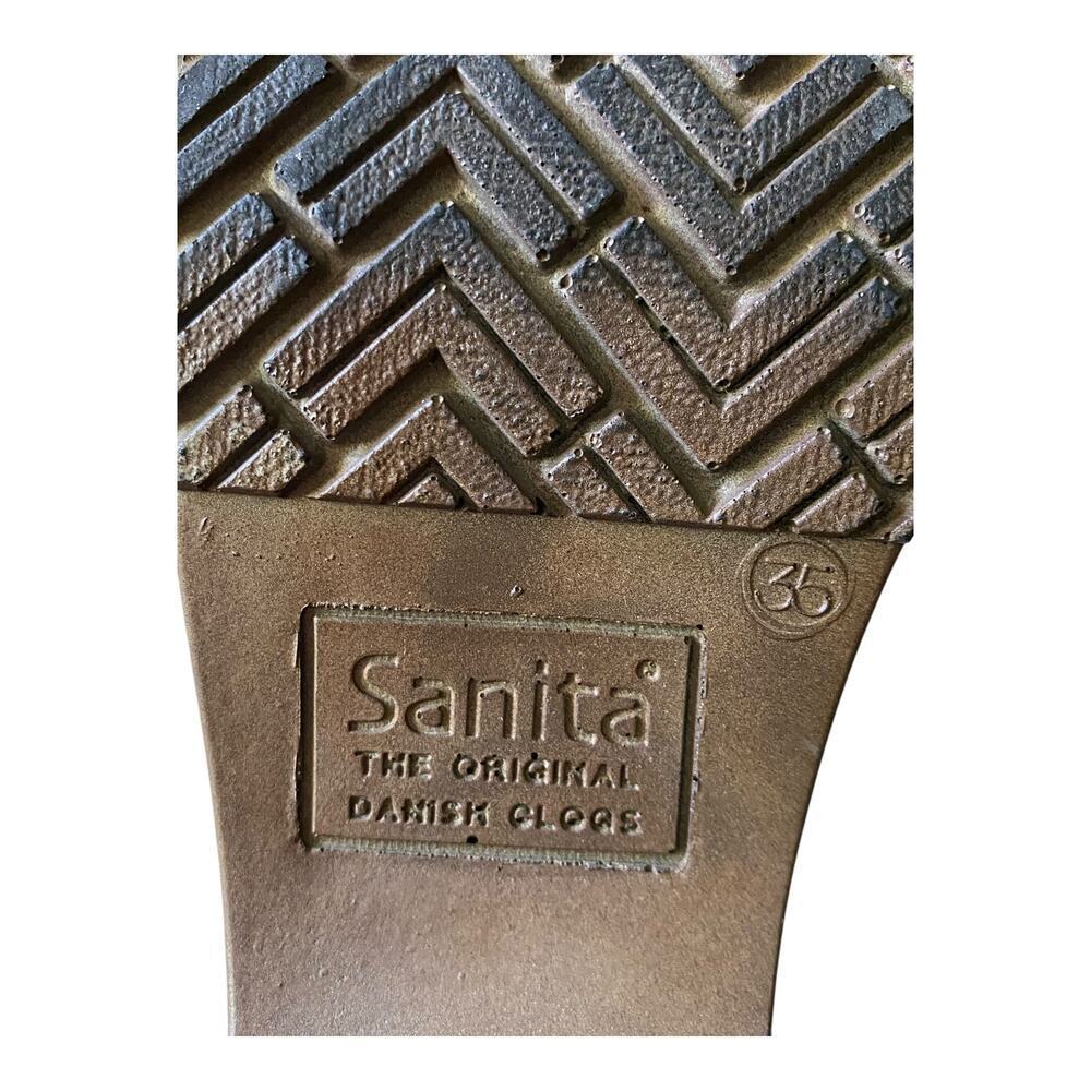 Sanita Clogs Womens Studded Sky Blue Leather SlipOns Size EU 35 US4 Nurse Shoes - Picture 8 of 10